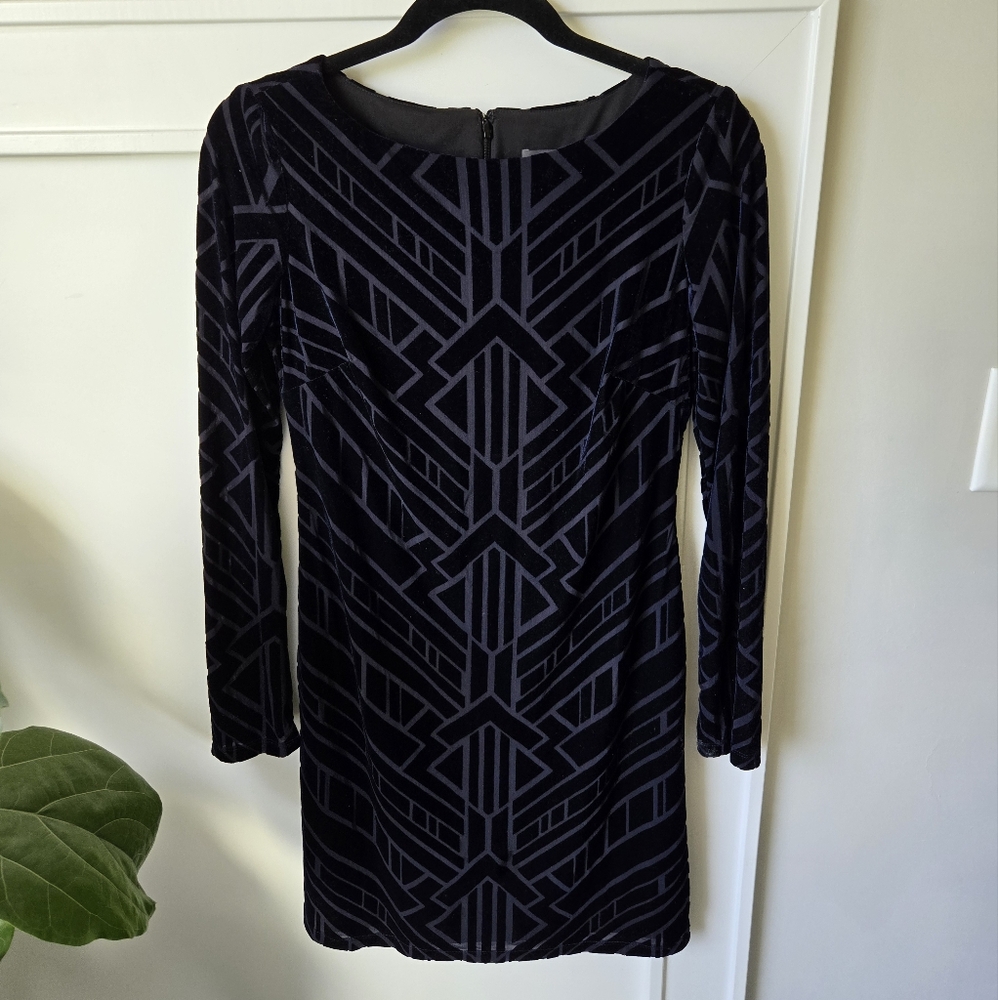 Vince Camuto Velvet Navy Dress #103